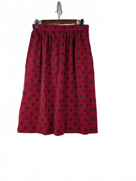 Pendleton Dresses & Skirts - VTG 80's Country Sophisticate by Pendleton Red Pleated Midi Skirt Size M Petite